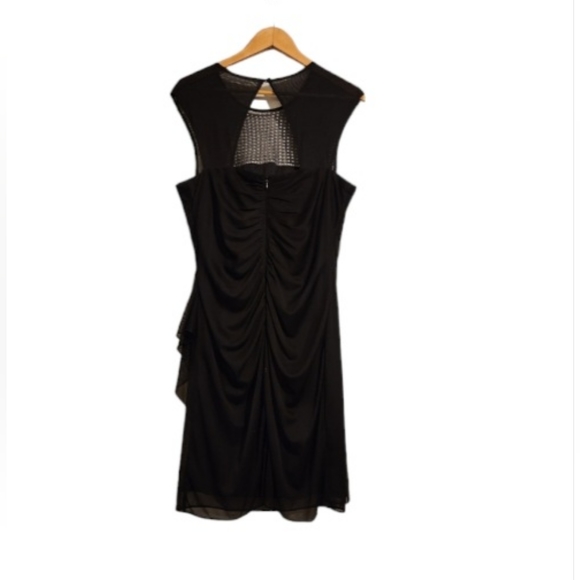 Gorgeous Black Dress with Diamond Rhinestond Detail - Picture 5 of 5